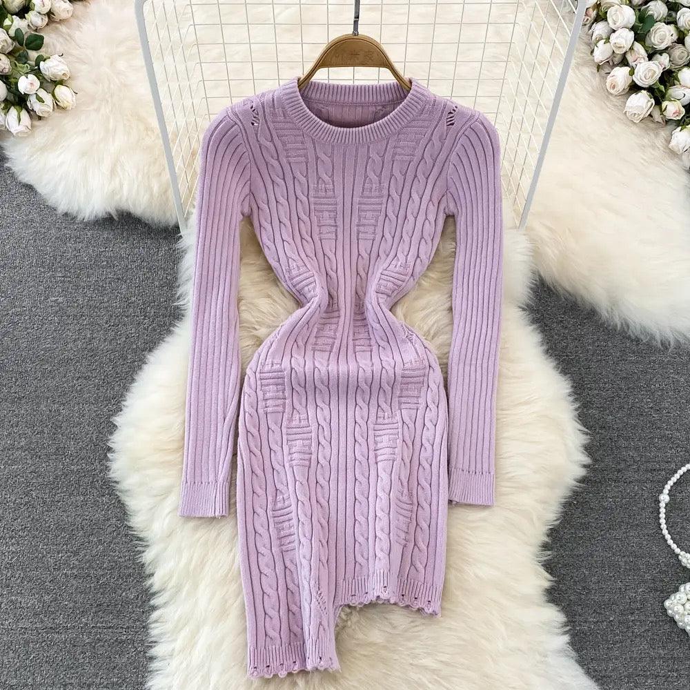 Aaron Knitted Bodycon Dress - Image 2