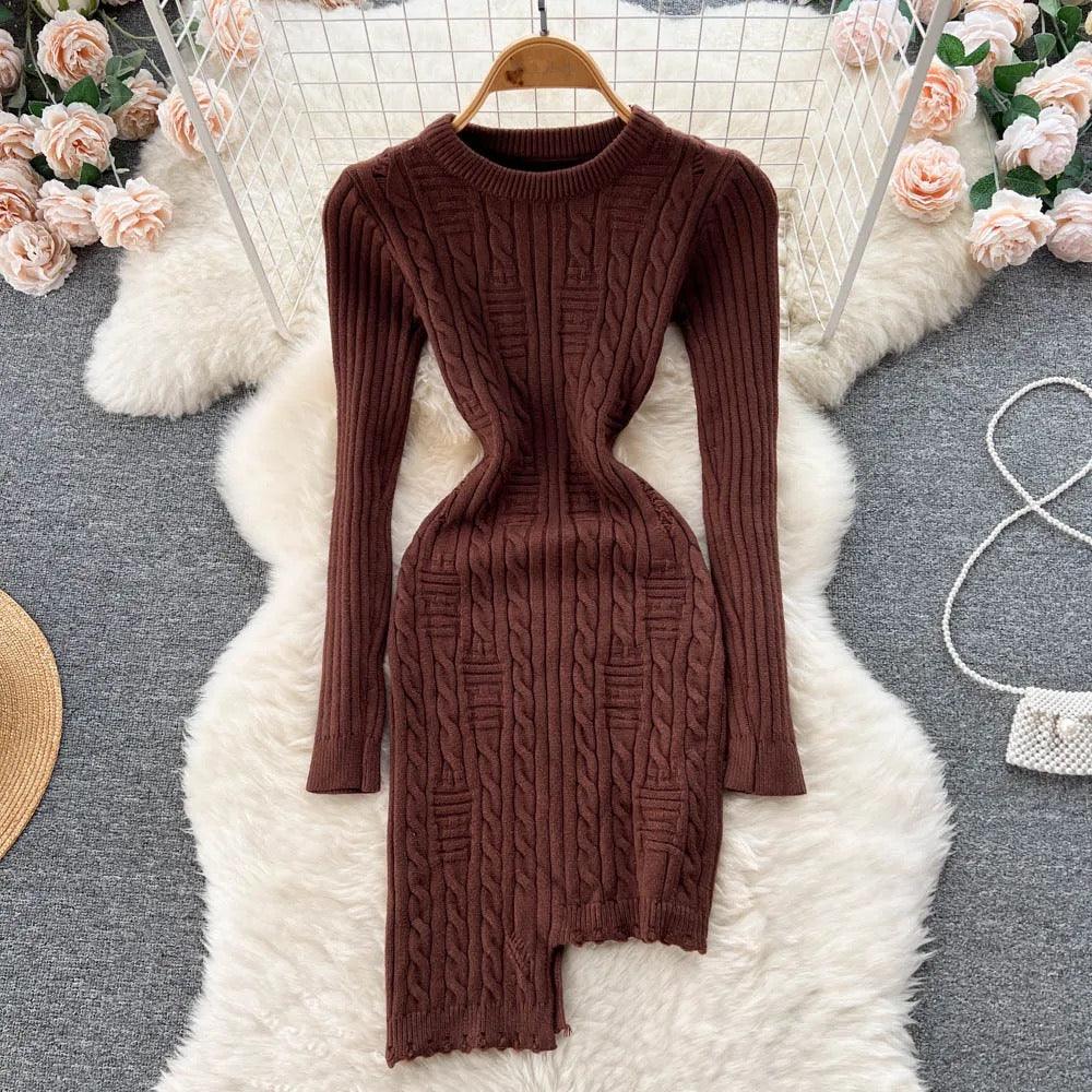 Aaron Knitted Bodycon Dress - Image 3