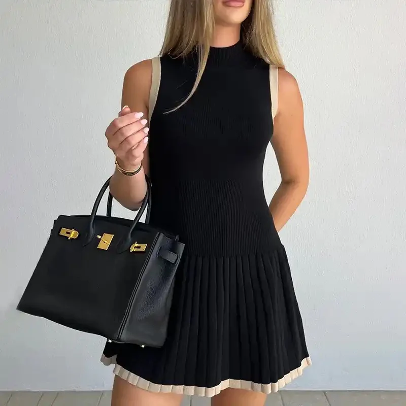 Abby Luxe Short Knit Dress - Image 10