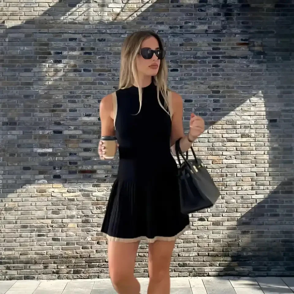 Abby Luxe Short Knit Dress - Image 11