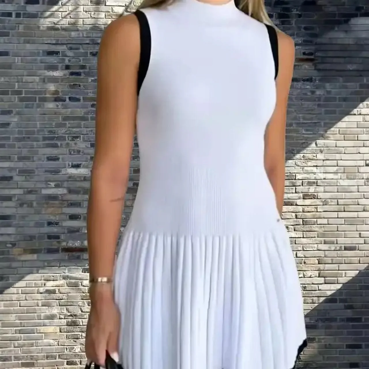 Abby Luxe Short Knit Dress - Image 9