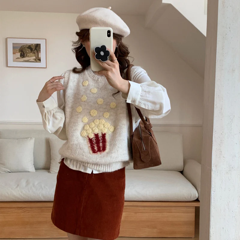 Abriana Embroidered Woolen Sweater - Image 2