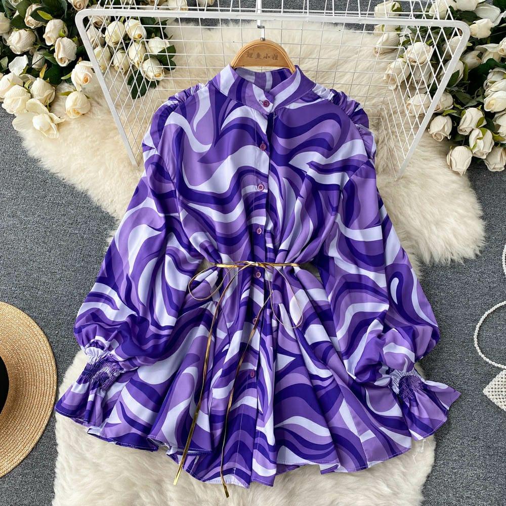 Abstract Statement Dress - Image 4