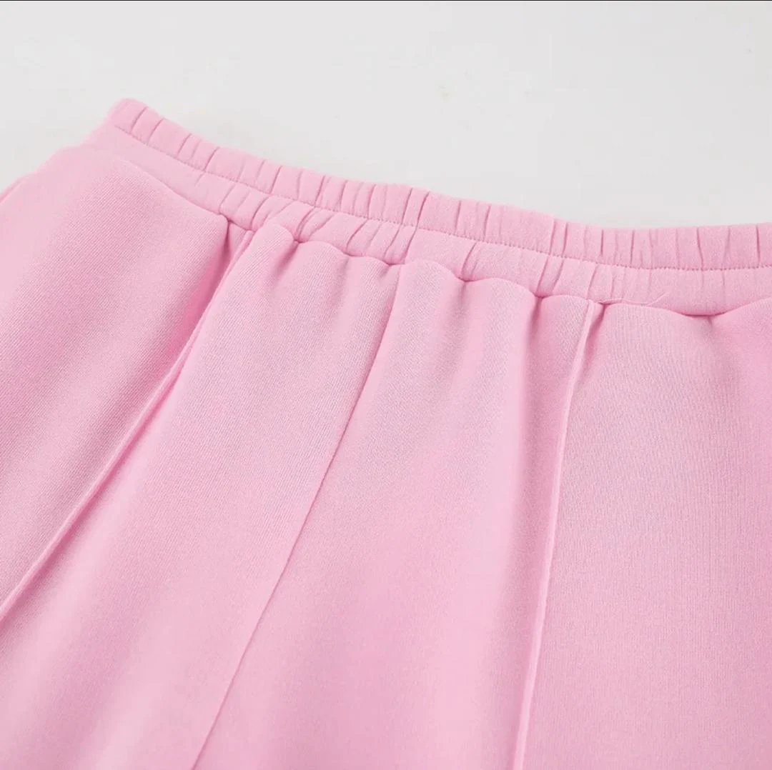 Adler Statement Fleece Lined Coord Set In Pink - Image 8