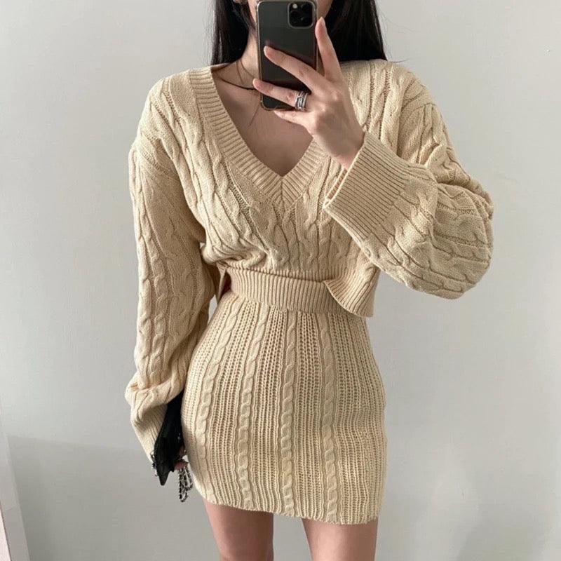 Ahana Woolen Statement Coord Set - Image 3