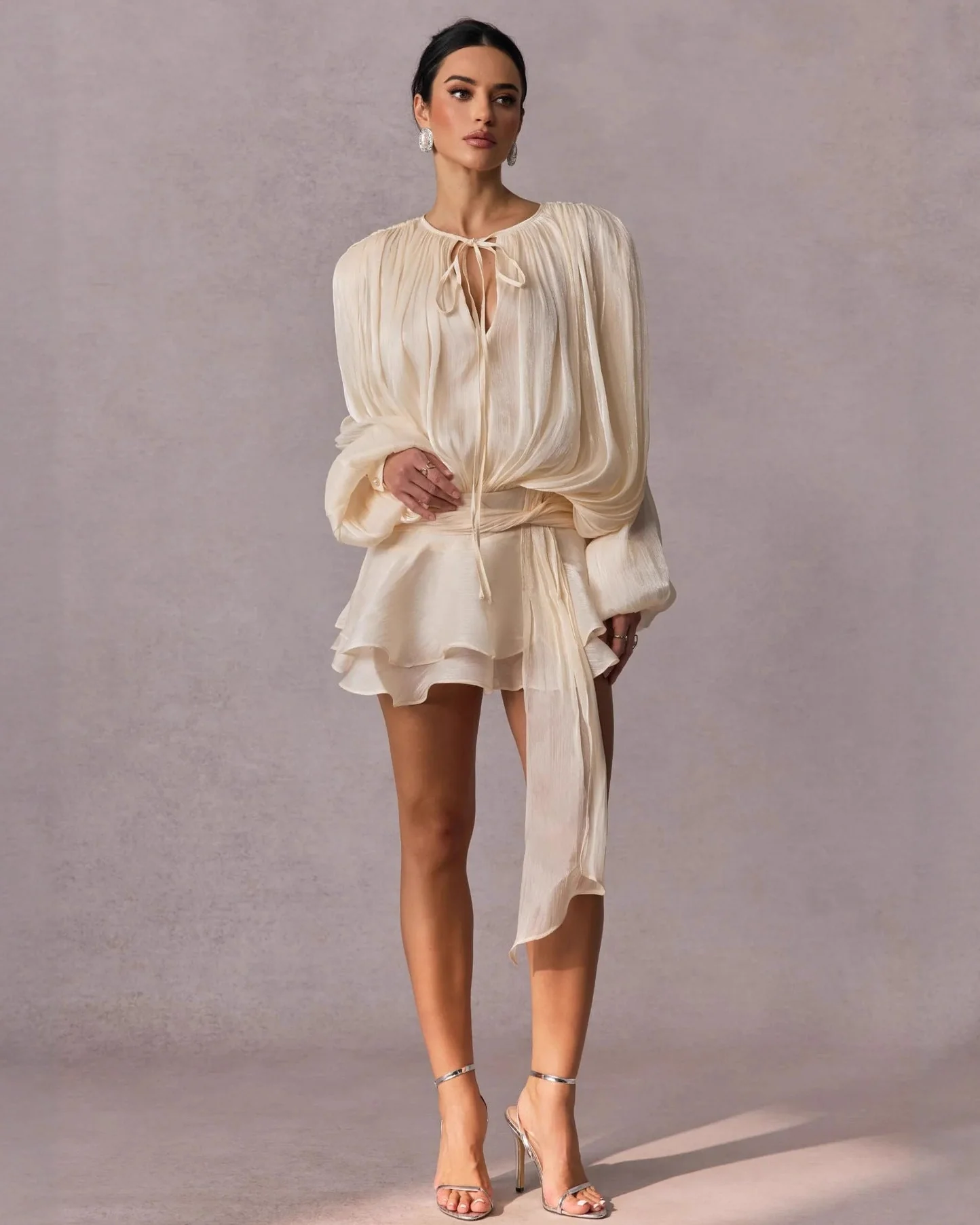 Aimee Ruffle Coord Short Set - Image 6
