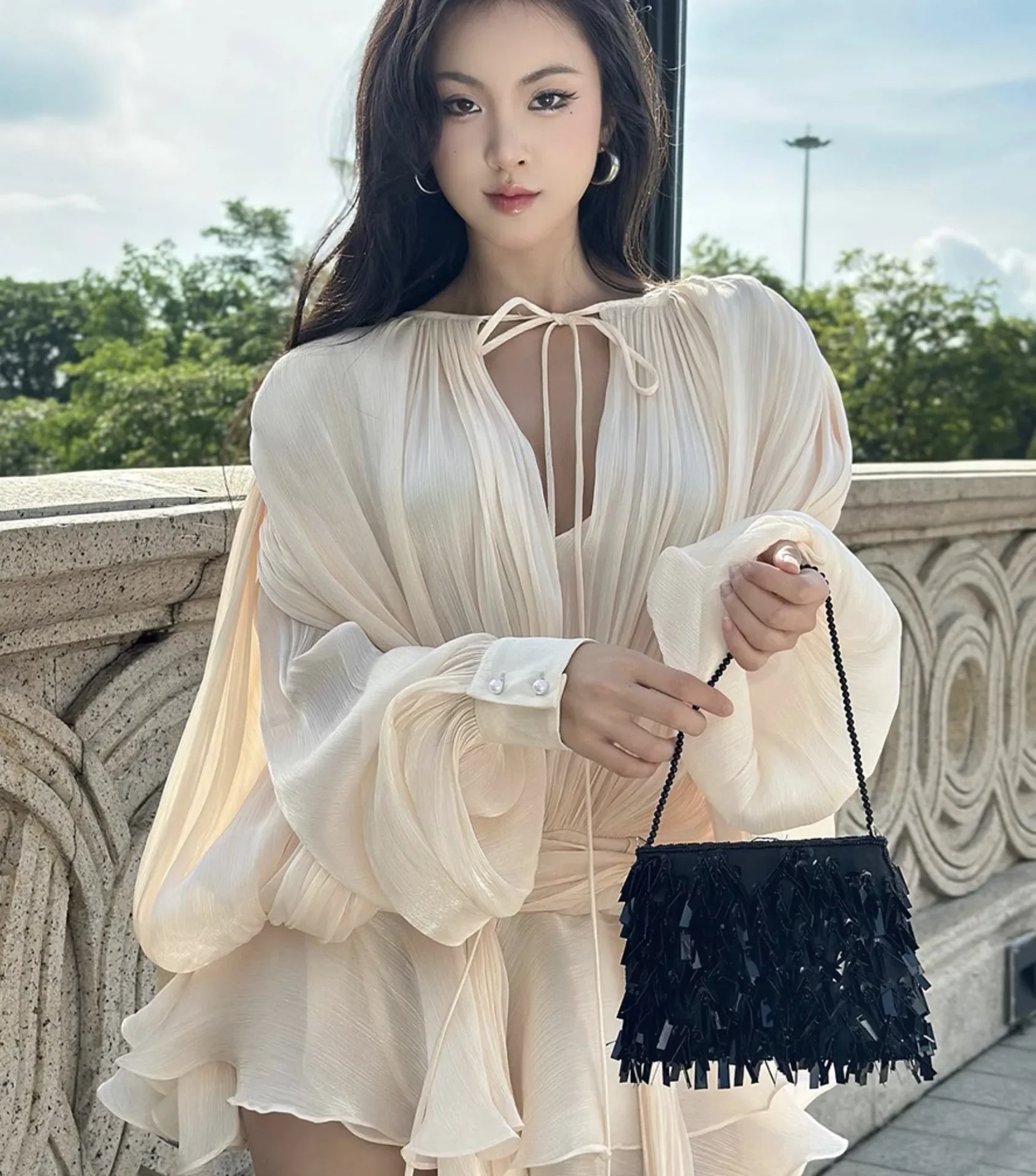 Aimee Ruffle Coord Short Set - Image 9