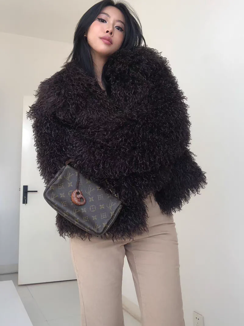 Aldina Luxe Fur Cape - Image 3