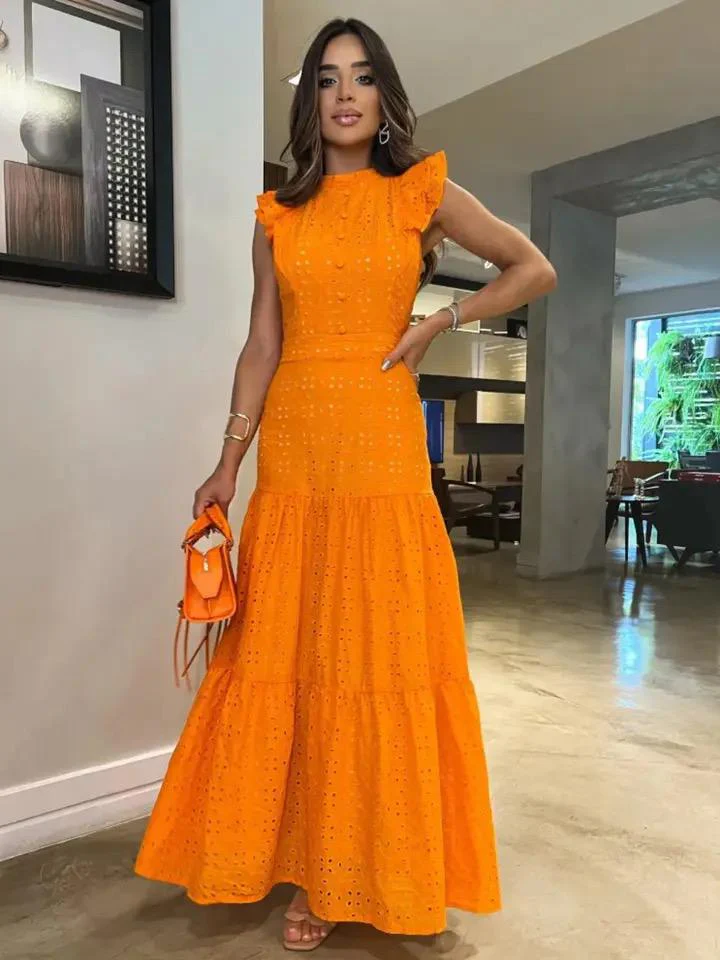 Alessia Eyelet Summer Dress - Image 2