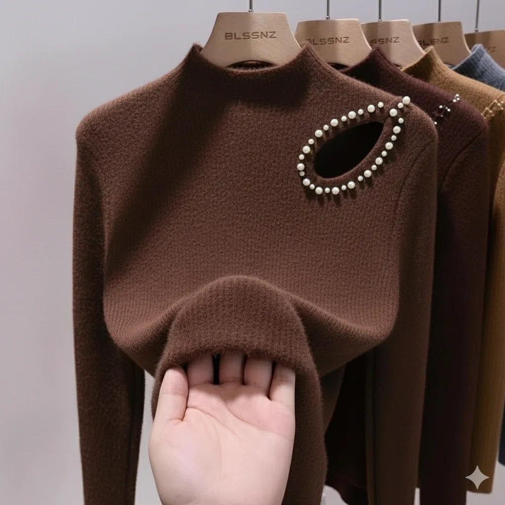 Alexis Pearl Fleece Sweater - Image 3