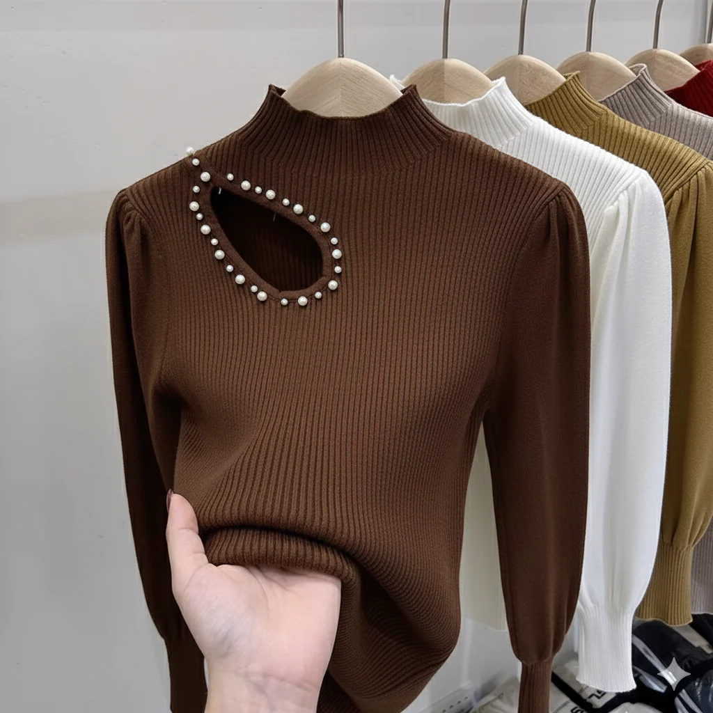 Alexis Pearl Fleece Sweater - Image 5