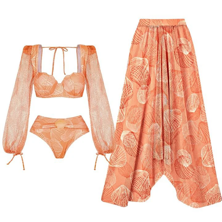 Allerga 2 Pcs Swimsuit With Skirt - Image 2