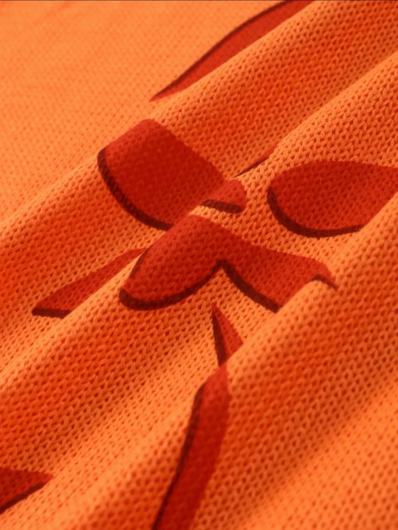 Alloy Luxe Soft Knit Dress Resortwear In Orange - Image 6