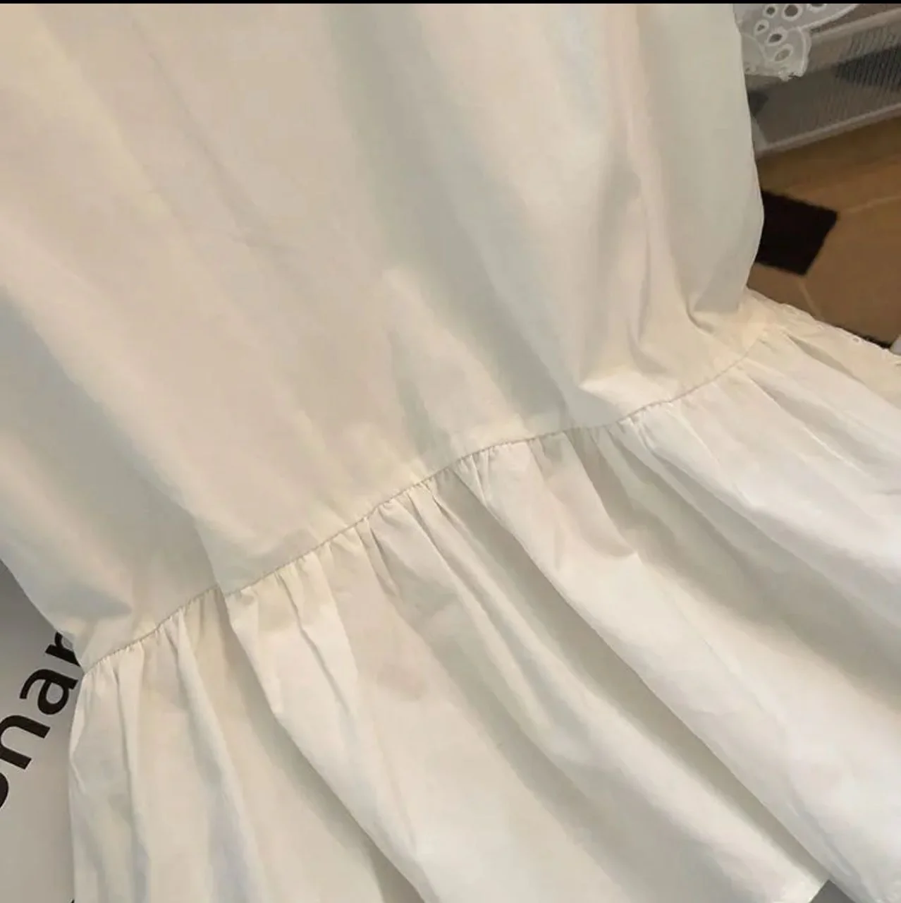Alma Statement Summer Ruffled Top In White - Image 6
