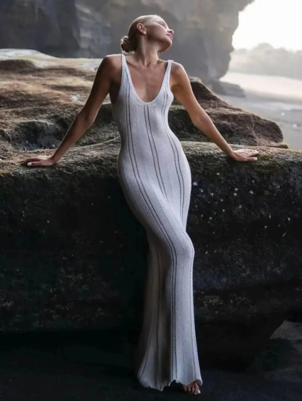 Amanda Luxe Soft Knit Dress - Image 3