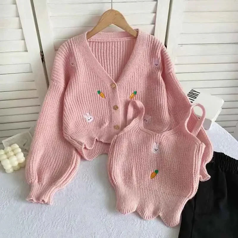 Amaya Statement Woolen Tops with Sweater - Image 2
