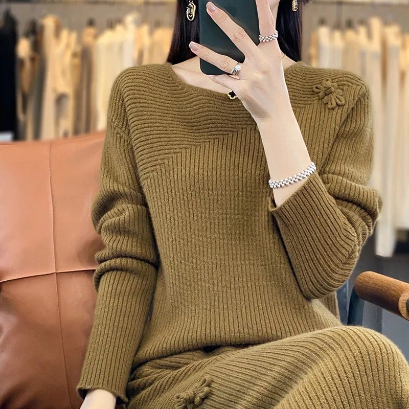 Amaya Winter Coord Set - Set of Sweater and Skirt - Image 4