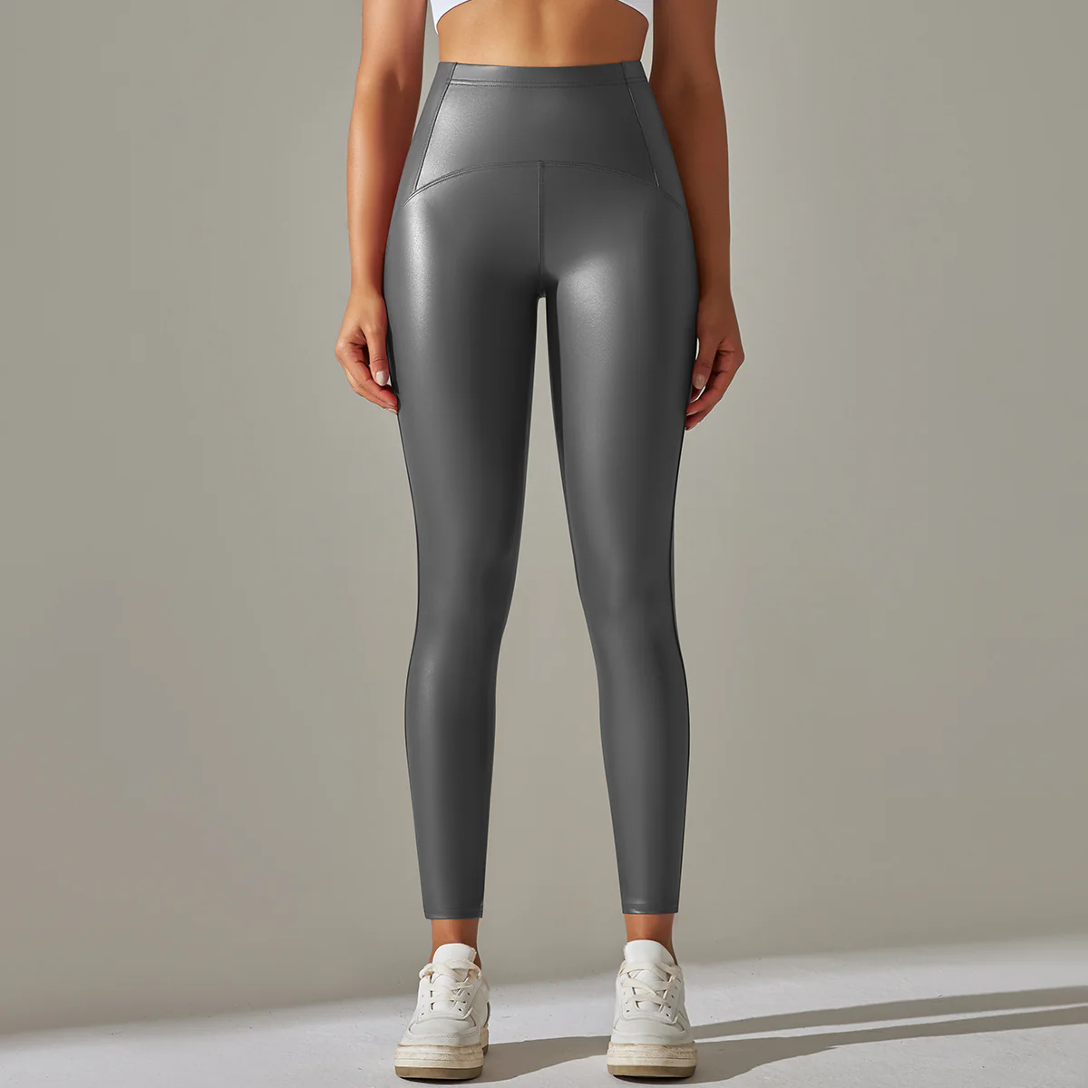 Anna Leather Slimming Warm Legging - Image 10