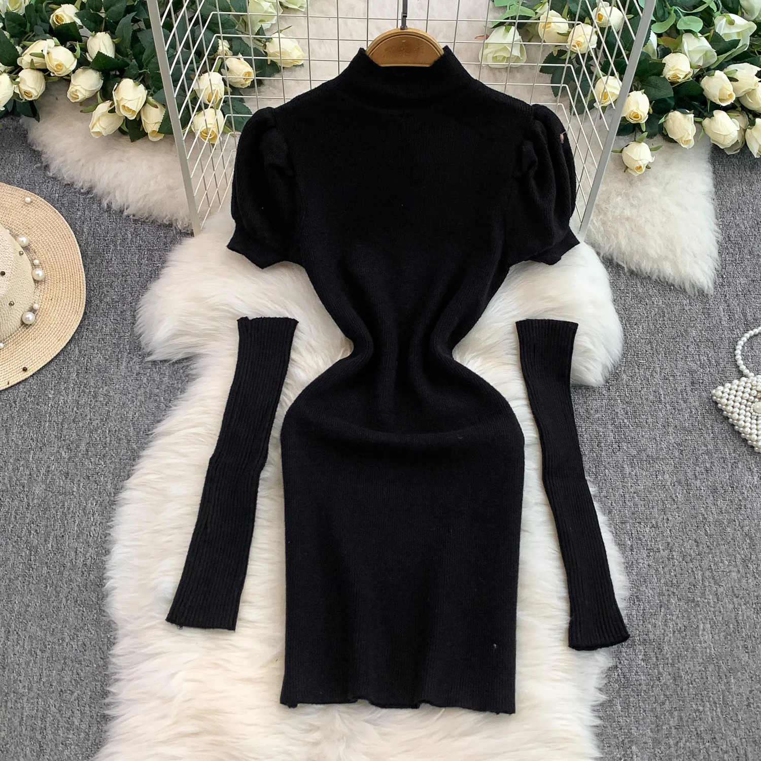 Antonia Soft Dress With Sleeves - Image 3