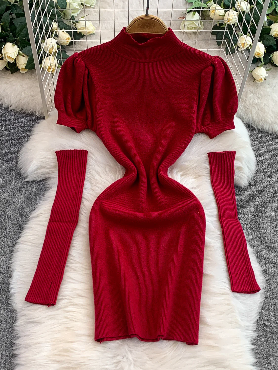 Antonia Soft Dress With Sleeves - Image 4