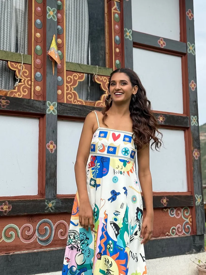 Artemis Printed Dress In Multicolor - Image 2