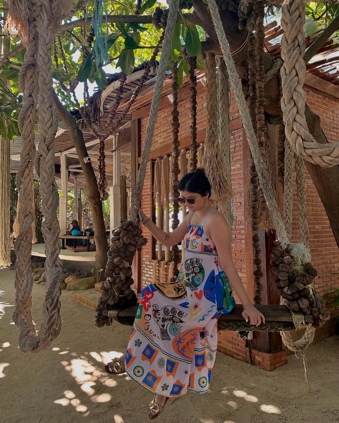 Artemis Printed Dress In Multicolor - Image 8