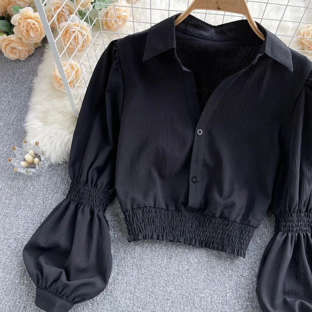 Astley Buttoned Y2K Summer Top - Image 11