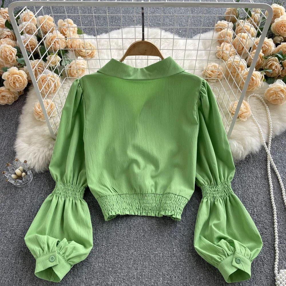 Astley Buttoned Y2K Summer Top - Image 13