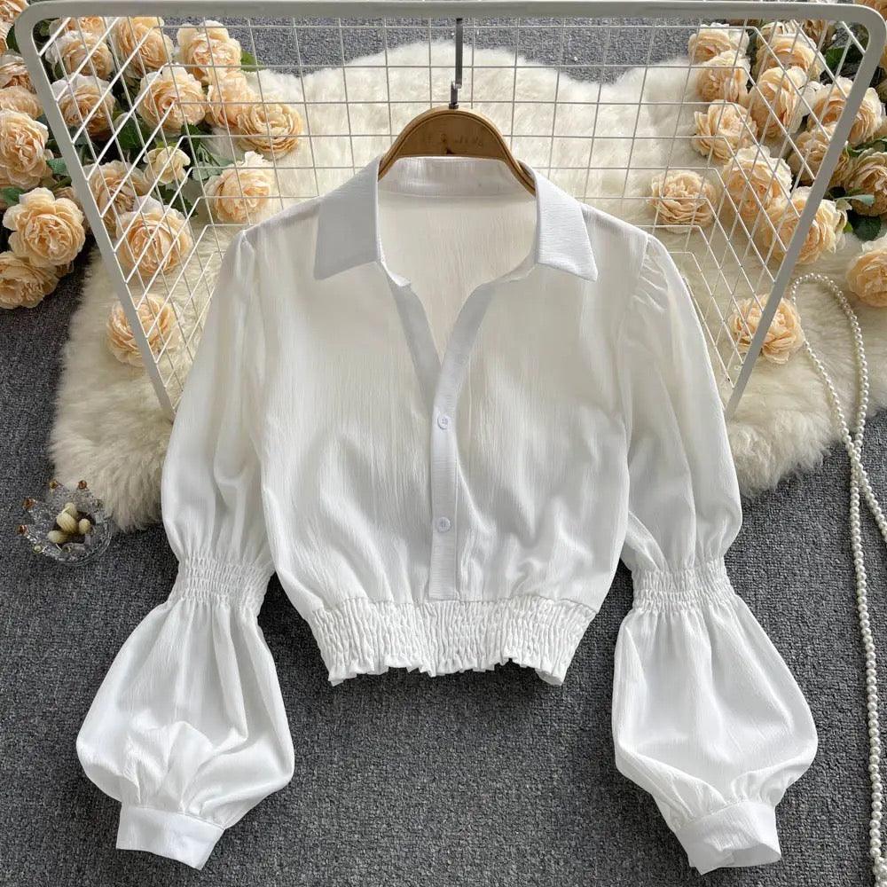 Astley Buttoned Y2K Summer Top - Image 15