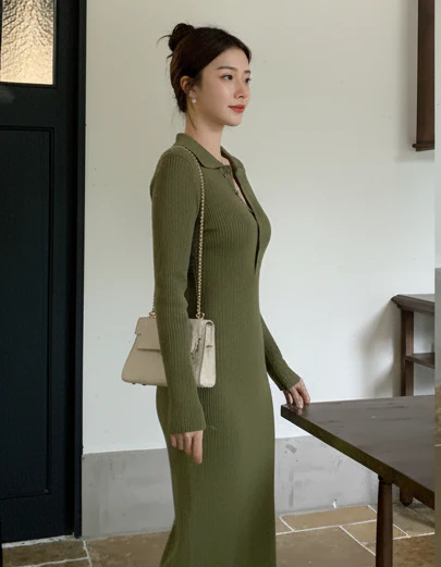 Aurora Premium Knitted Maxi Dress - Image 11