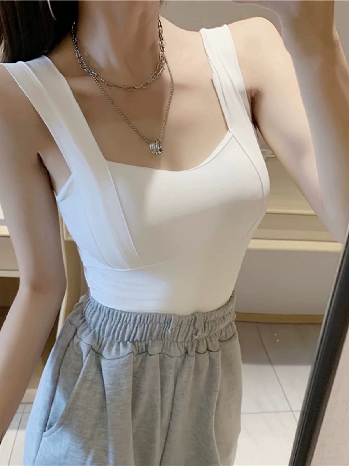 Basco Seamless Tank Tops with Inbuilt Bra - Image 2