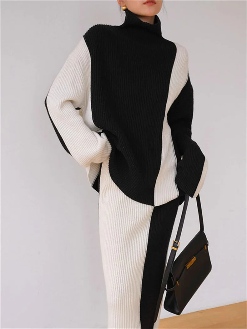 Belenza Colorblock Coord Skirt Set - Image 2