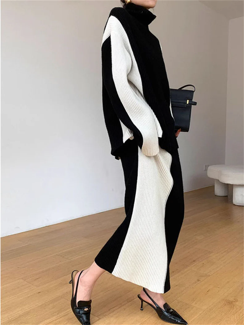 Belenza Colorblock Coord Skirt Set - Image 3