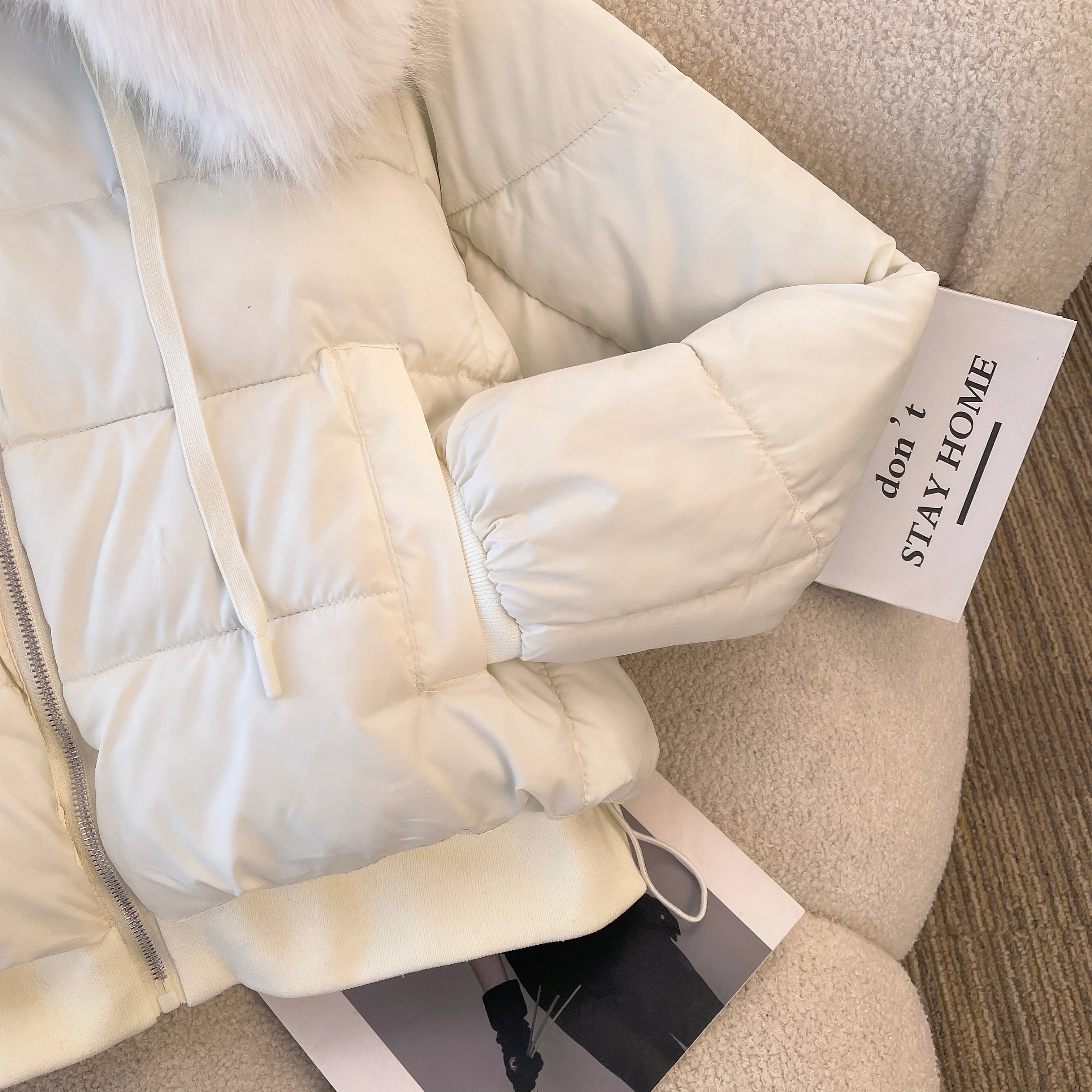 Bellamy Warm Parka Jacket with Fur - Image 3
