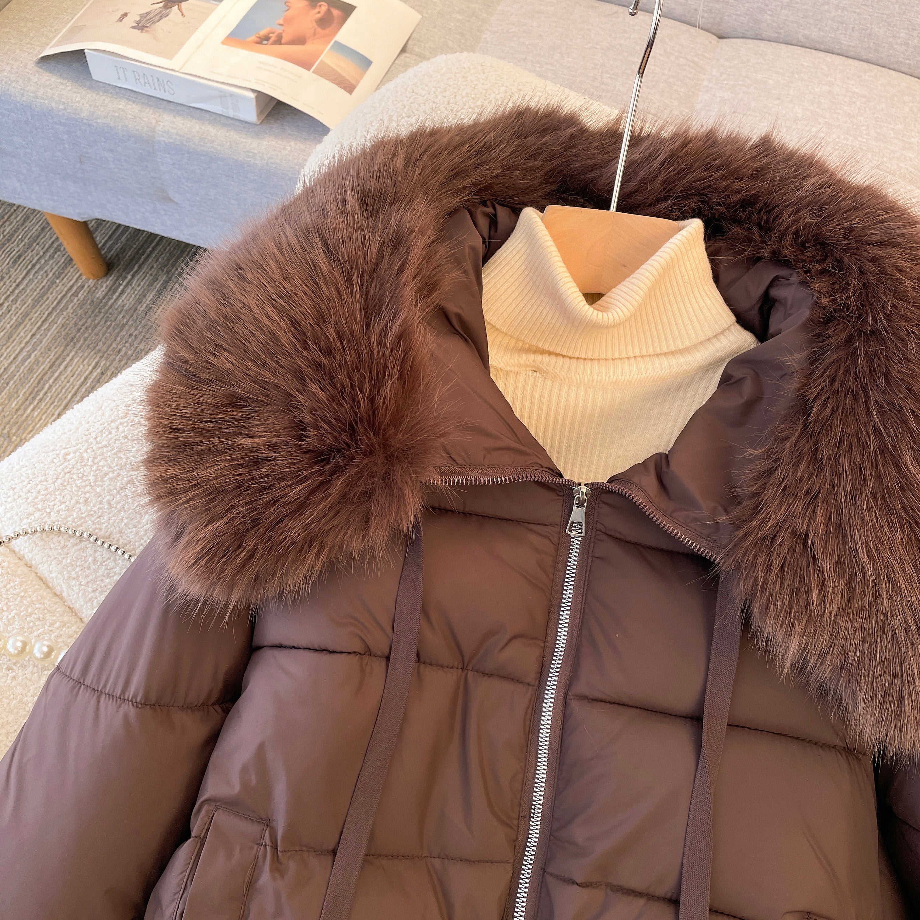 Bellamy Warm Parka Jacket with Fur - Image 7