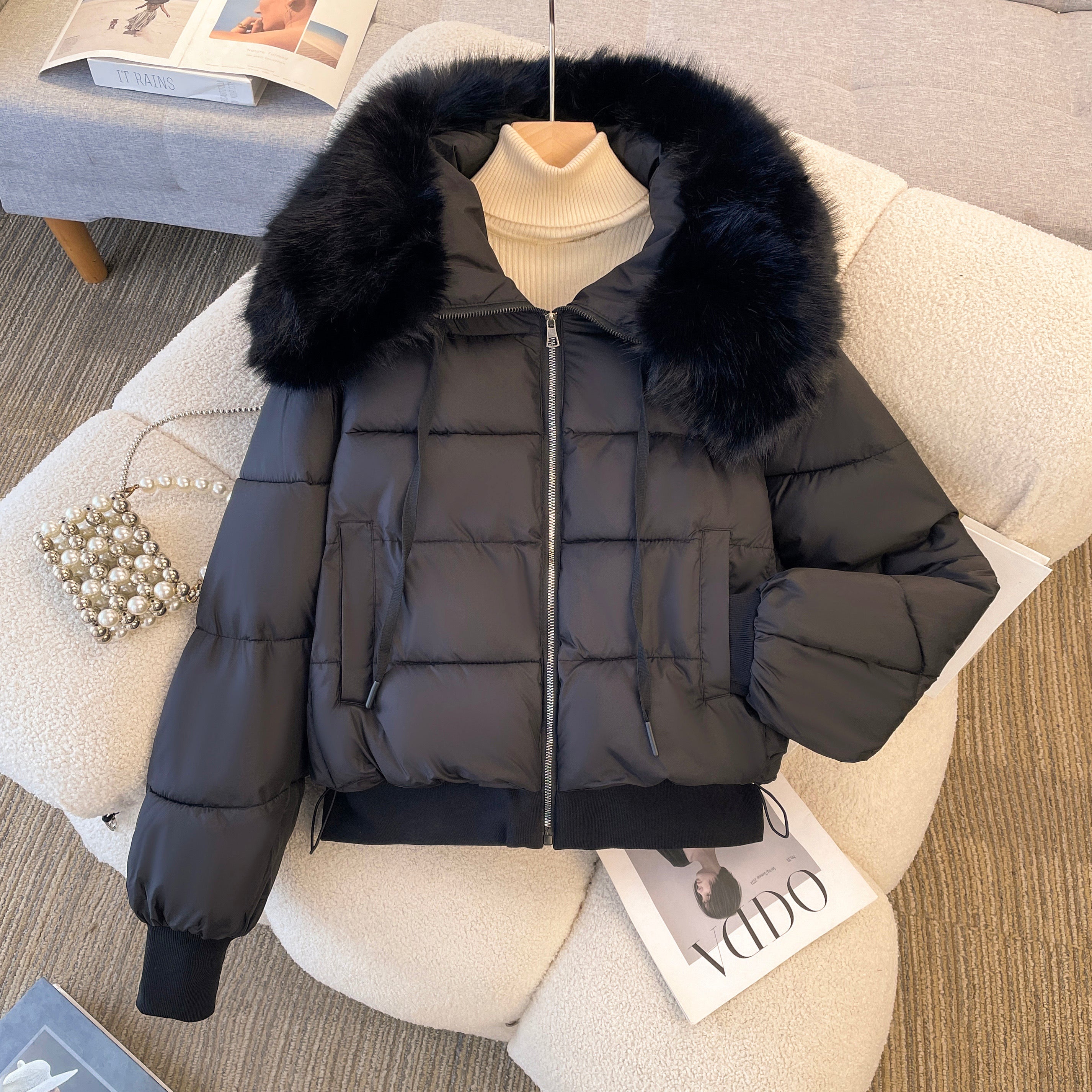 Bellamy Warm Parka Jacket with Fur - Image 8
