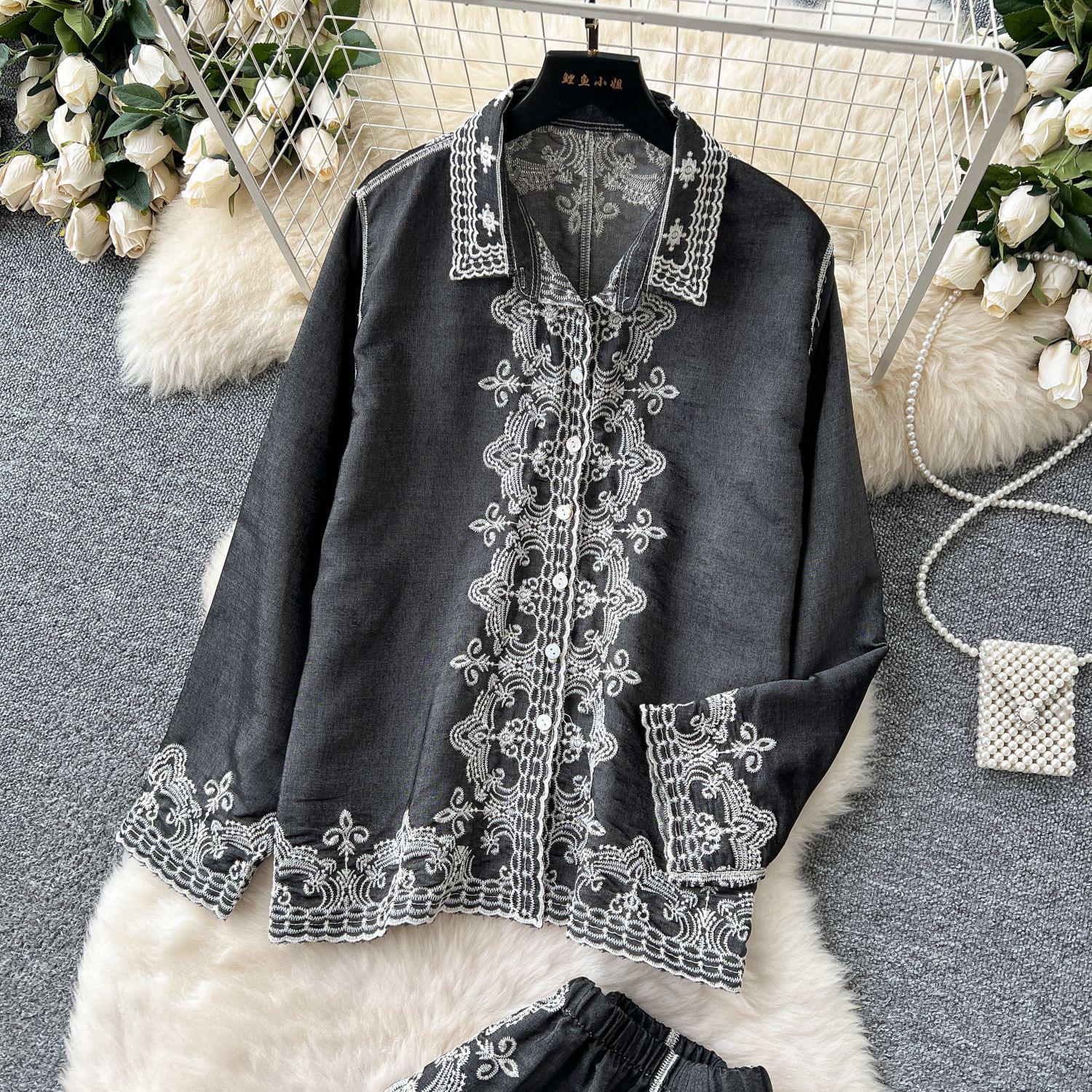 Berry Statement Summer Coord Set In Black - Image 2