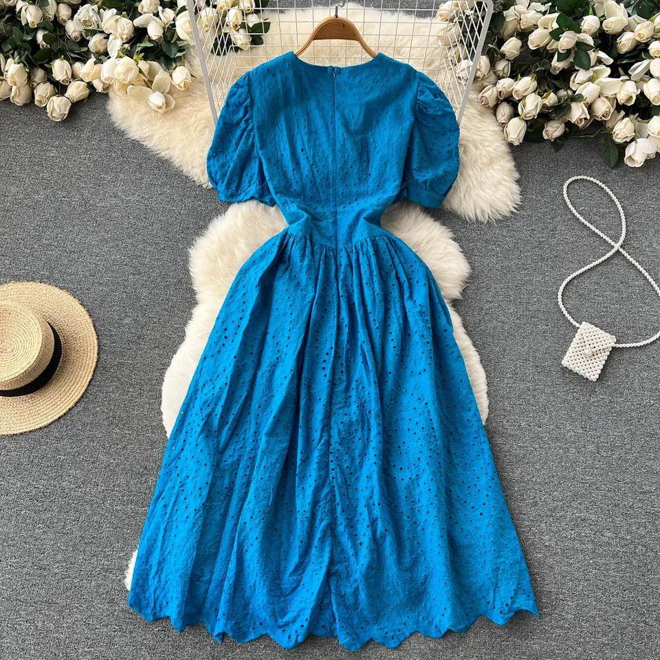 Beyza Cotton Midi Dress - Image 5