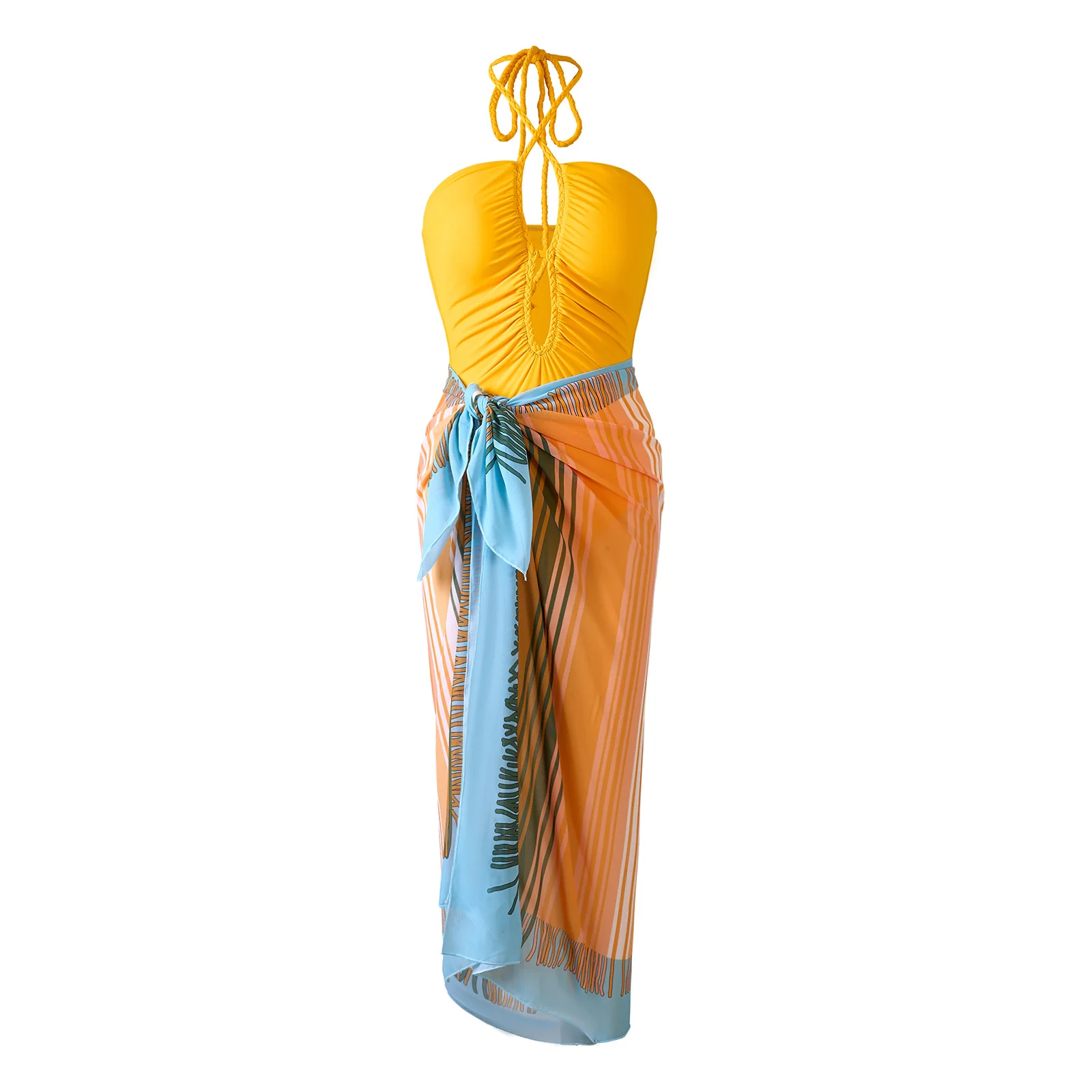 Bliss Beach Swimsuit With Sarong - Image 3