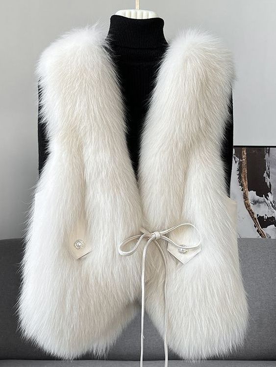 Brisia Woolen Fur Jacket - Image 5