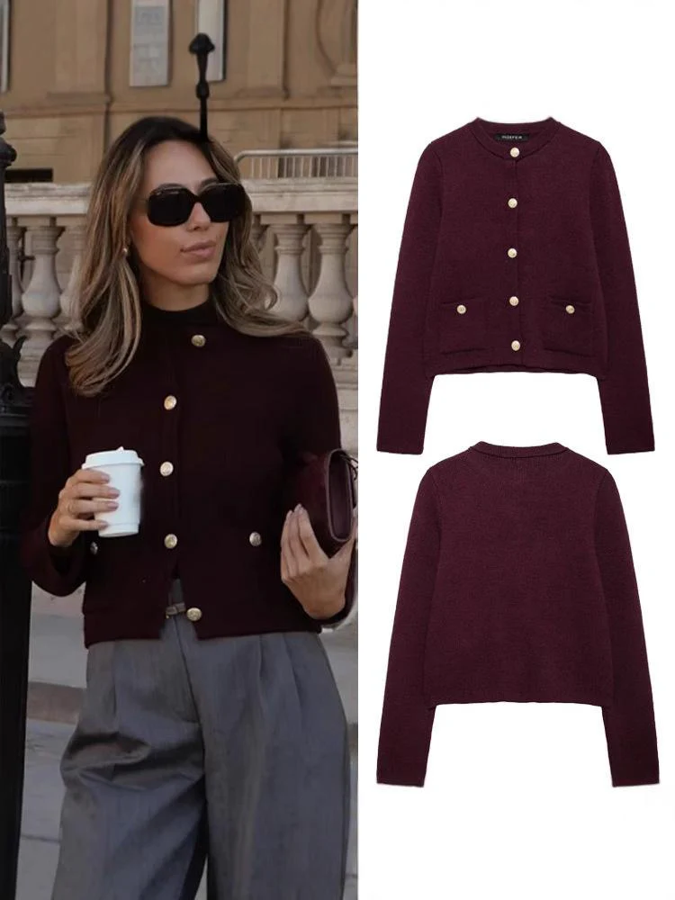 Calisto Woolen Cardigan Jacket