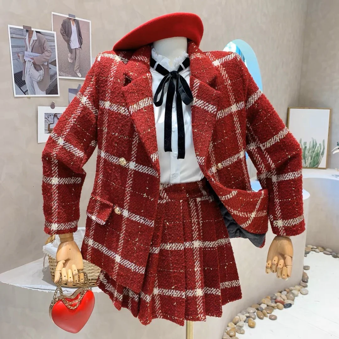 Camille Statement Luxe Tweed Coord Set - Image 11
