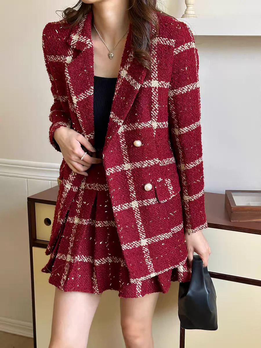 Camille Statement Luxe Tweed Coord Set - Image 5