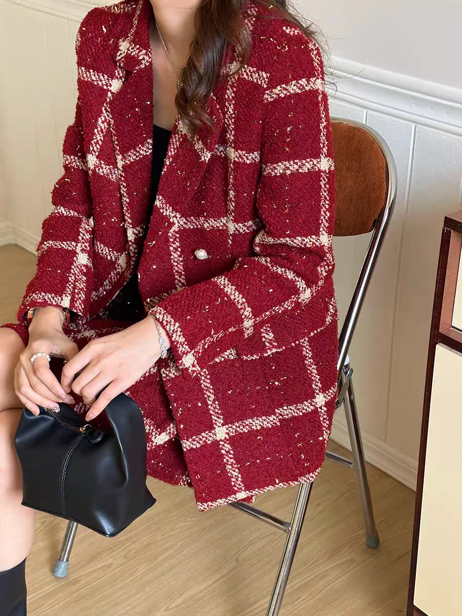 Camille Statement Luxe Tweed Coord Set - Image 9