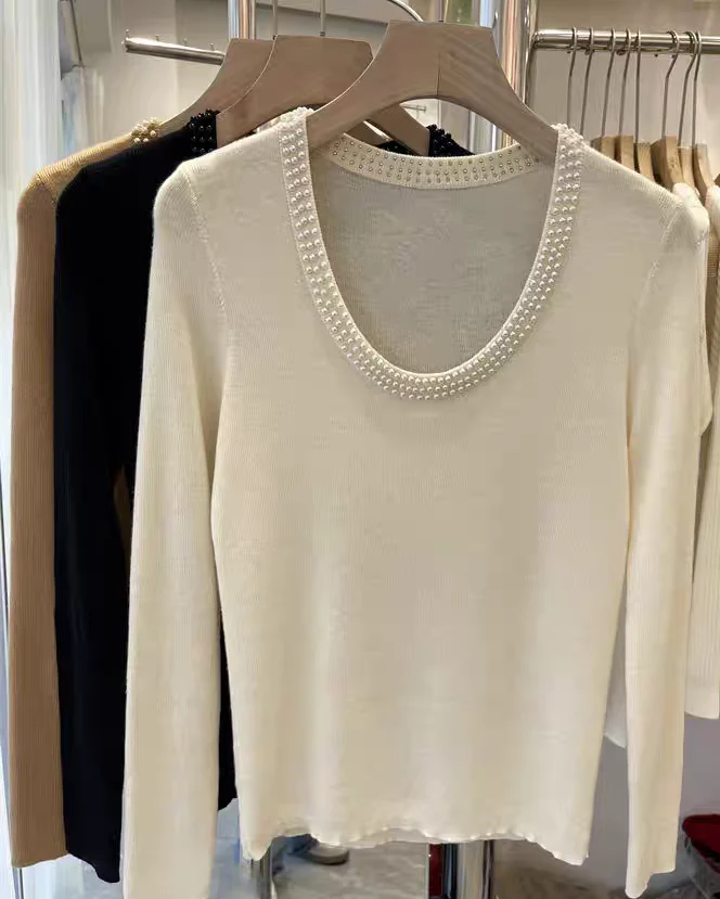 Caroline Pearl Soft Knit Pullover - Image 12