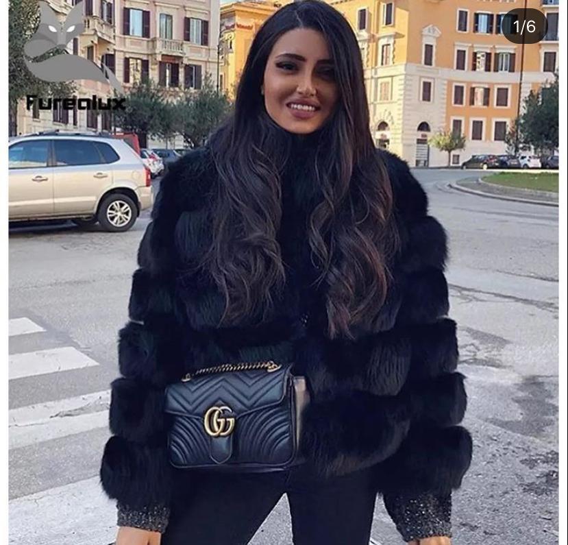 Carrie Bradshaw Luxury - Faux Fur Jackets - Image 4
