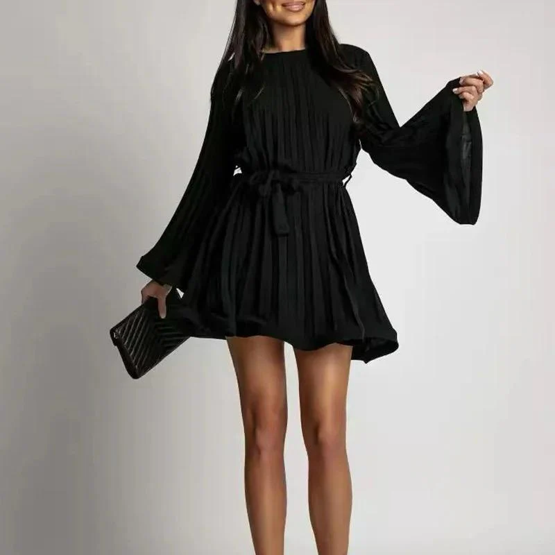 Cathy Pleated Summer Dress - Image 2
