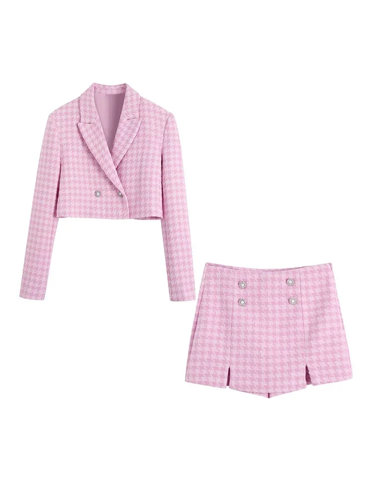 Chloey Luxe Tweed 2 Pc Set - Set of Jacket and Skirt - Image 9