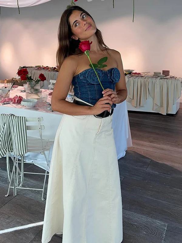 Cinzia Rose Denim Top - Image 5