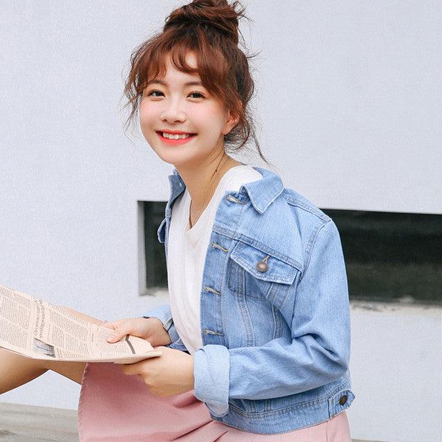 Classic Denim Jacket in Blue - Image 3